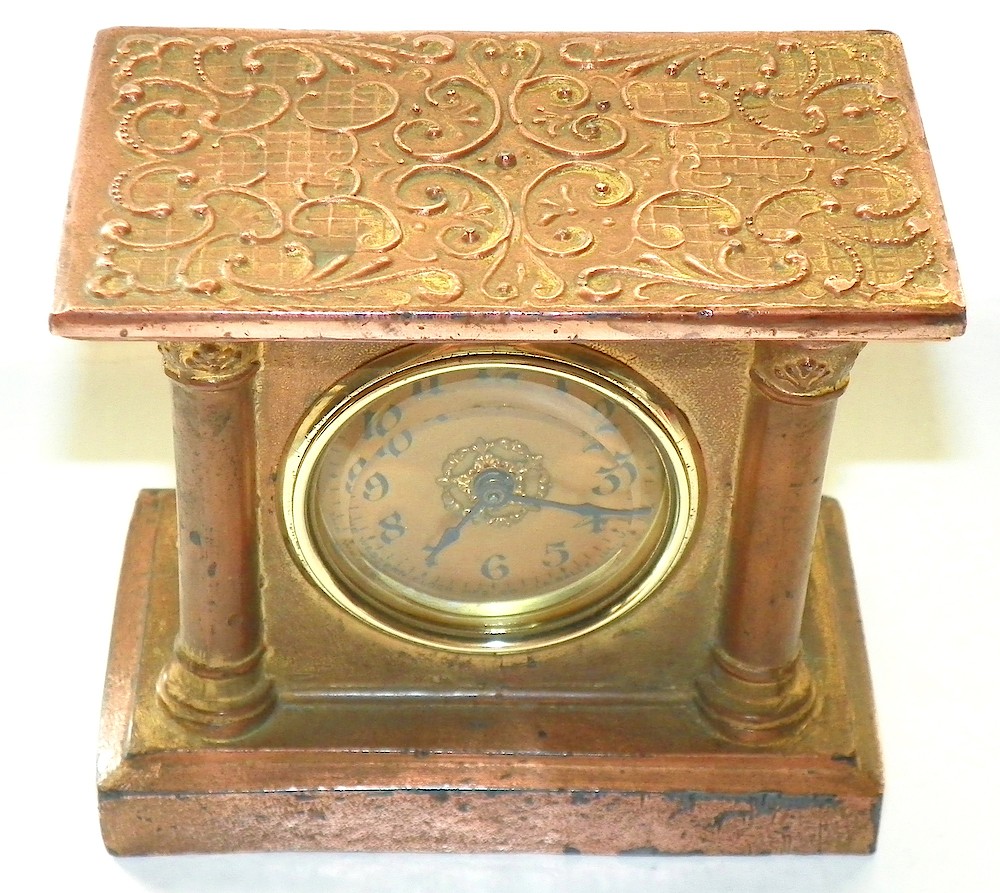 Westclox Colonial Gold Plate. Westclox Colonial Gold Plate Clock Example Photo