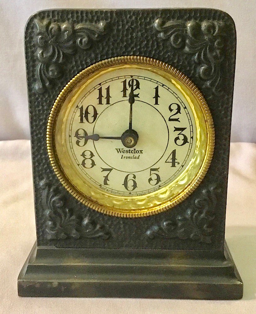 Westclox Ironclad Gunmetal. Westclox Ironclad Gunmetal Clock Example Photo