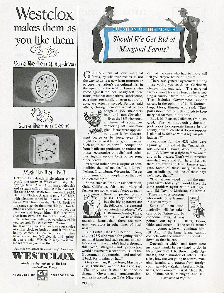 Year 1953 The Country Gentleman, p. 20