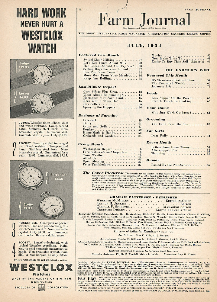 July 1954 Farm Journal, p. 4