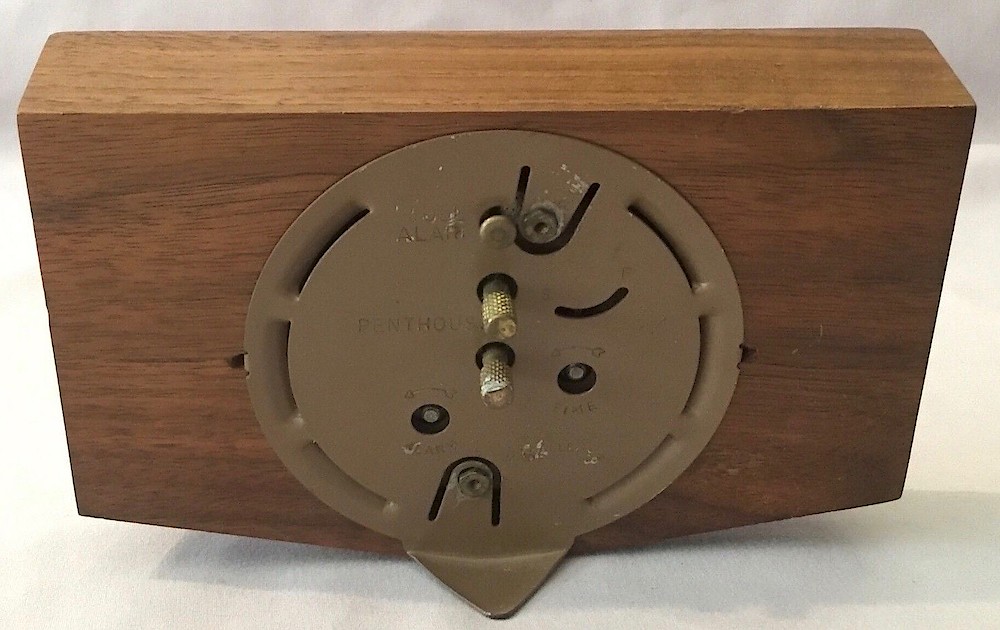 Westclox Penthouse Walnut. Westclox Penthouse Walnut Clock Example Photo