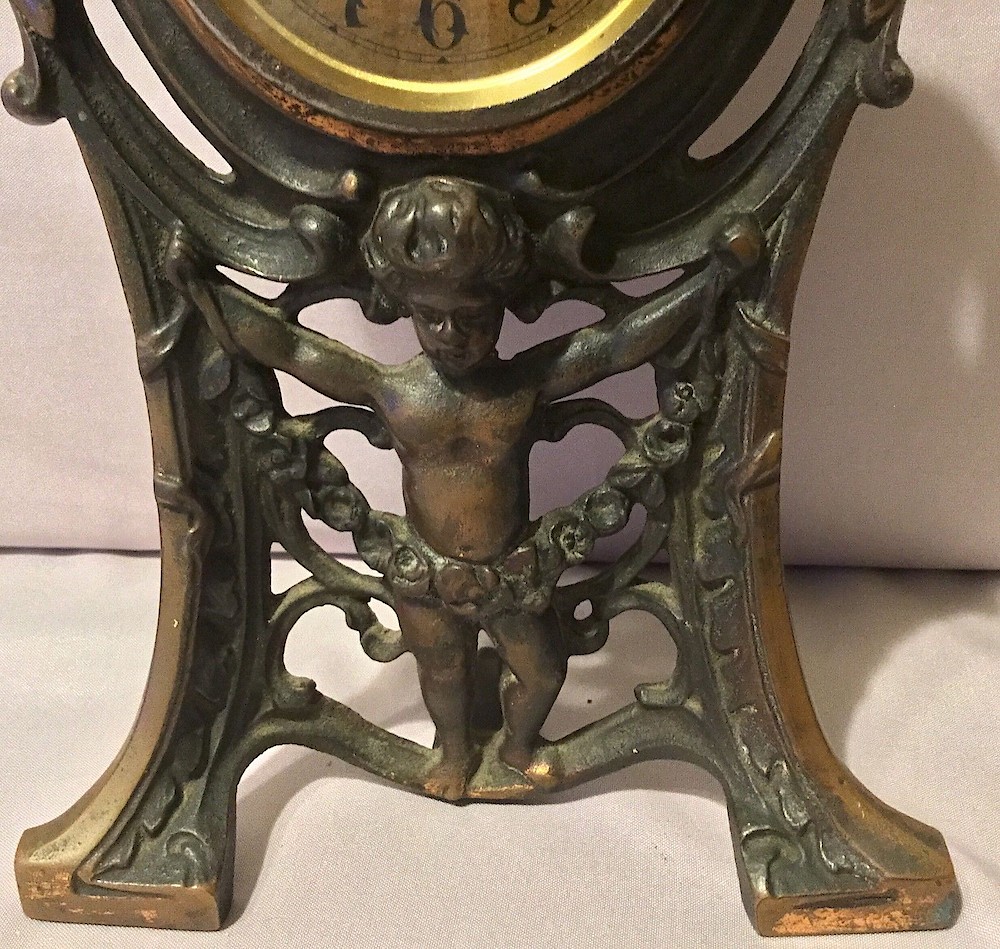 Westclox Peerless Time Gold. Westclox Peerless Time Gold Clock Example Photo