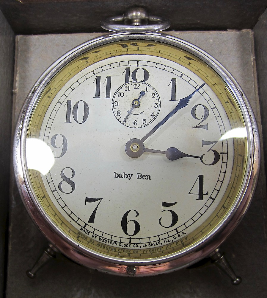 Westclox Baby Ben Style 1 Non Luminous. Westclox Baby Ben Style 1 Non Luminous Clock Example Photo