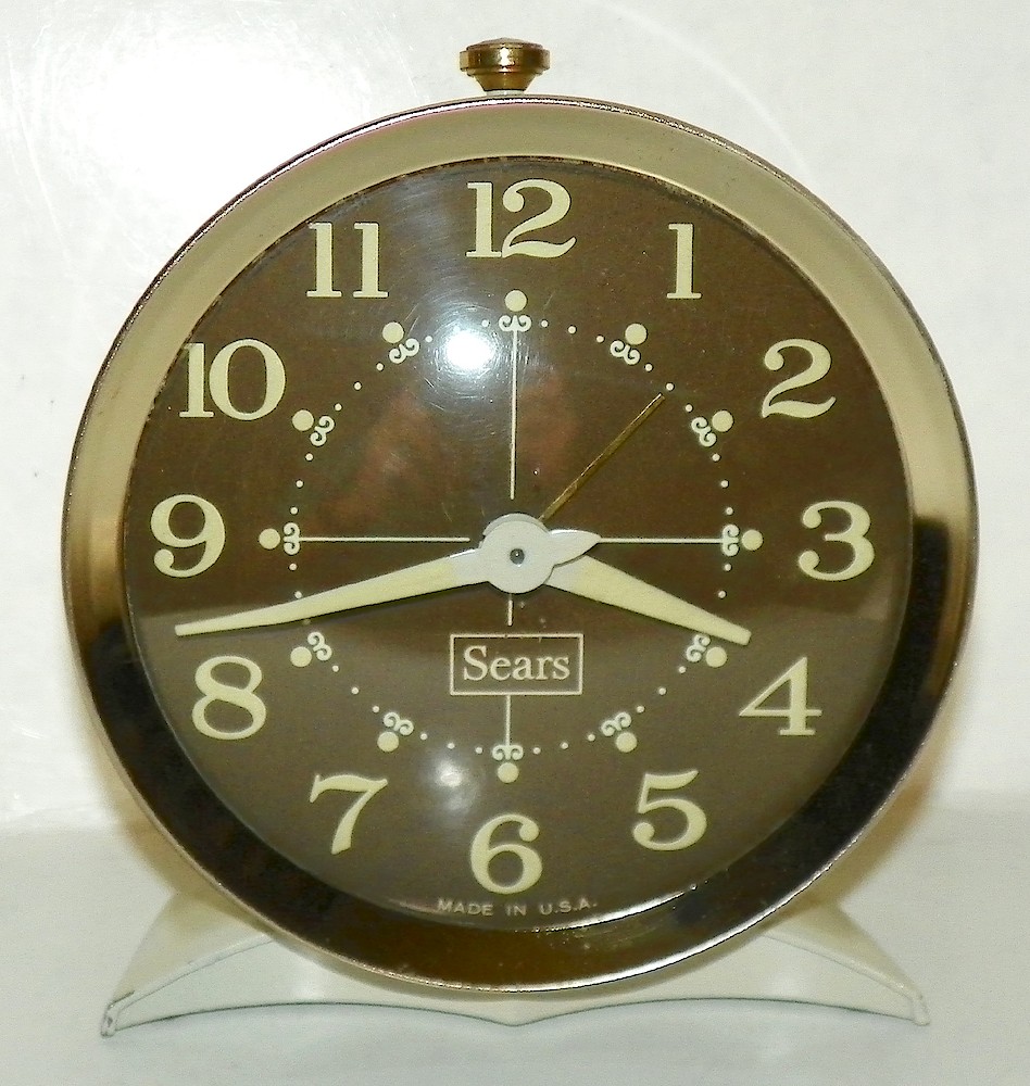 Westclox Sears Shelby Luminous. Westclox Sears Shelby Luminous Clock Example Photo