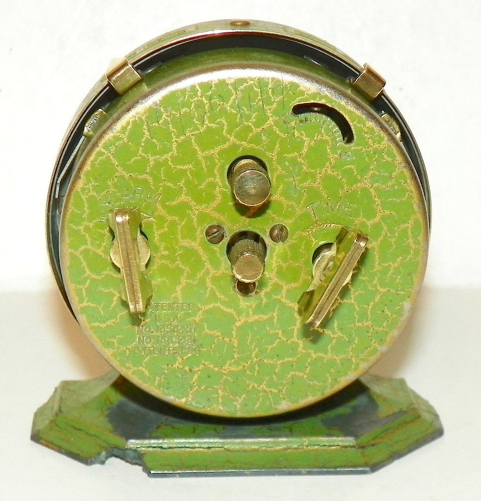 Westclox Baby Ben Style 2 Green Crackle Luminous. Westclox Baby Ben Style 2 Green Crackle Luminous Clock Example Photo