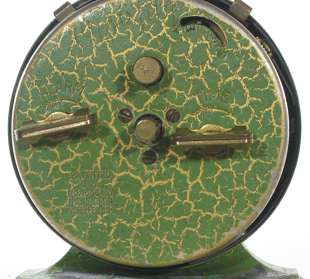 Westclox Baby Ben Style 2 Green Crackle Luminous. Westclox Baby Ben Style 2 Green Crackle Luminous Clock Example Photo