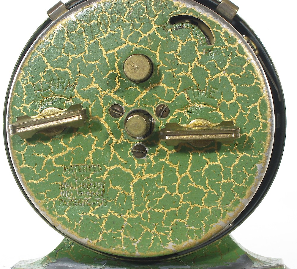 Westclox Baby Ben Style 2 Green Crackle Luminous. Westclox Baby Ben Style 2 Green Crackle Luminous Clock Example Photo