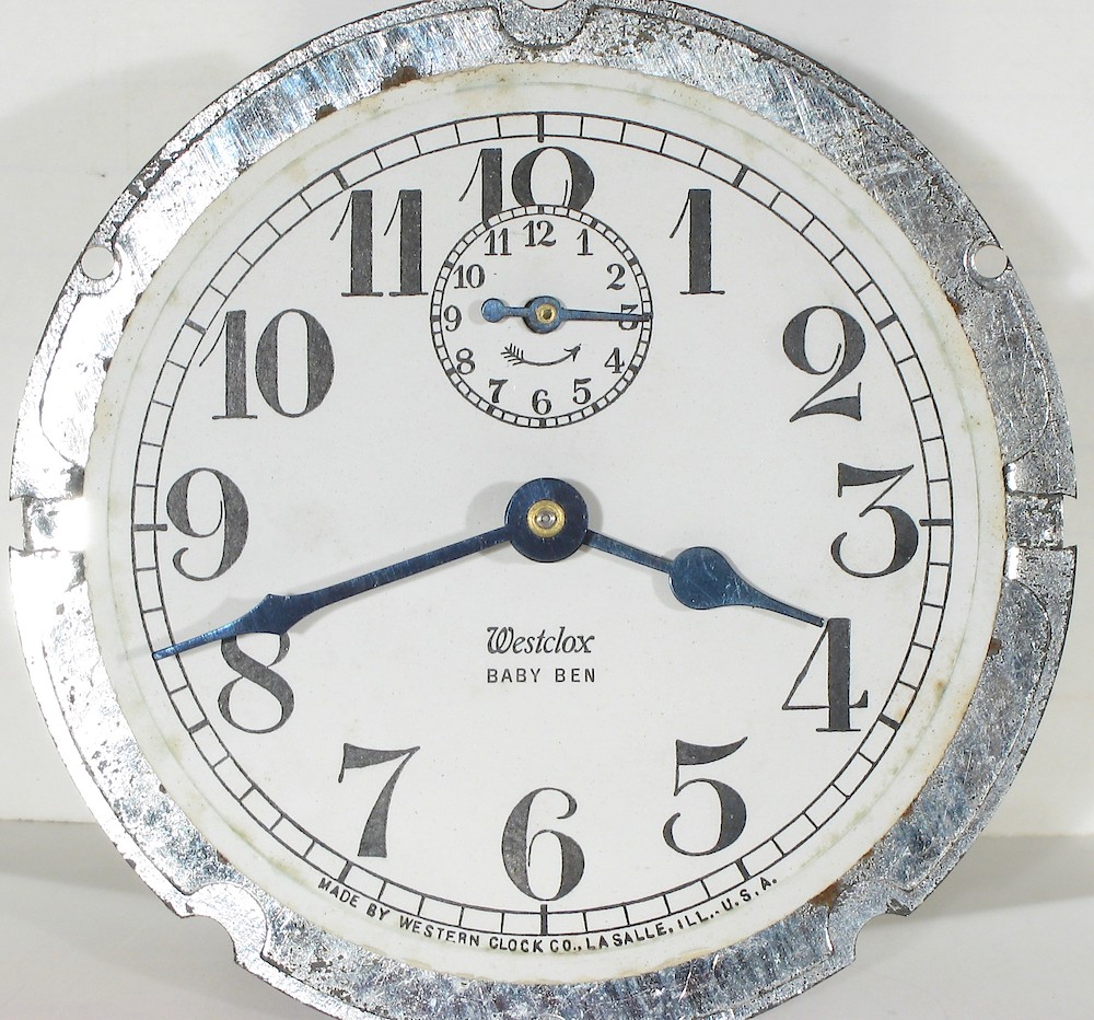 Westclox Baby Ben Style 1 Non Luminous. Westclox Baby Ben Style 1 Non Luminous Clock Example Photo