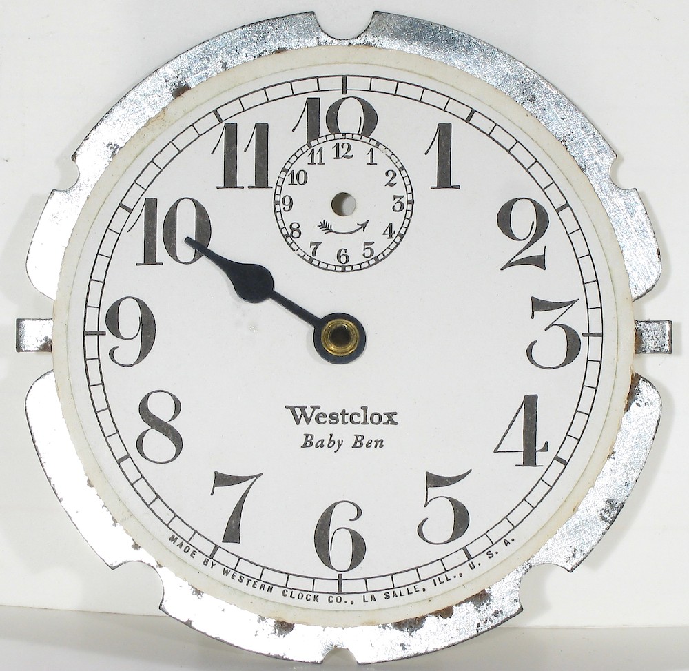 Westclox Baby Ben Style 1 Non Luminous. Westclox Baby Ben Style 1 Non Luminous Clock Example Photo