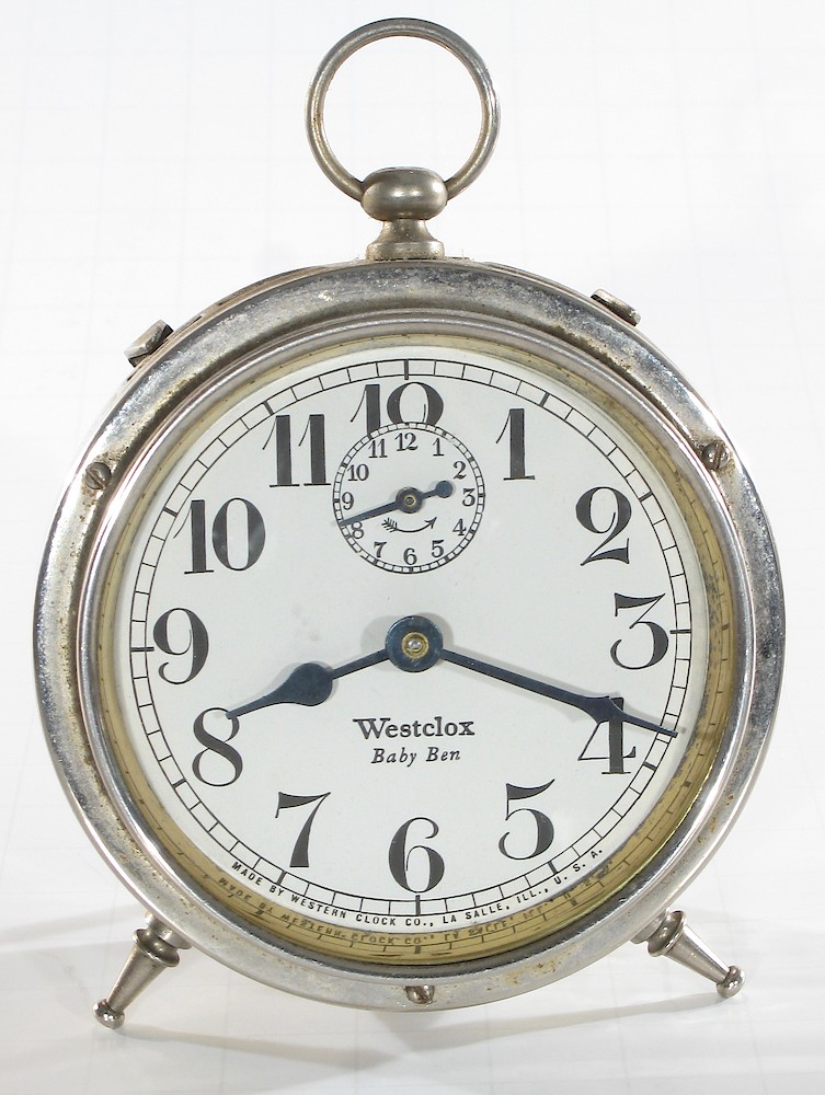 Westclox Baby Ben Style 1 Non Luminous. Westclox Baby Ben Style 1 Non Luminous Clock Example Photo