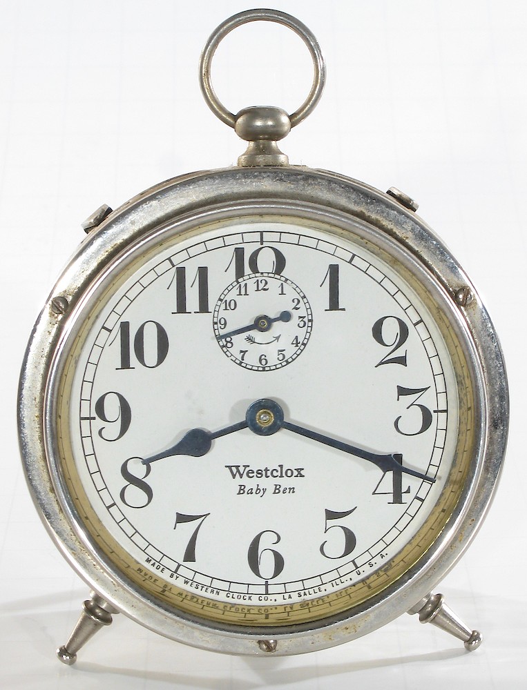 Westclox Baby Ben Style 1 Non Luminous. Westclox Baby Ben Style 1 Non Luminous Clock Example Photo