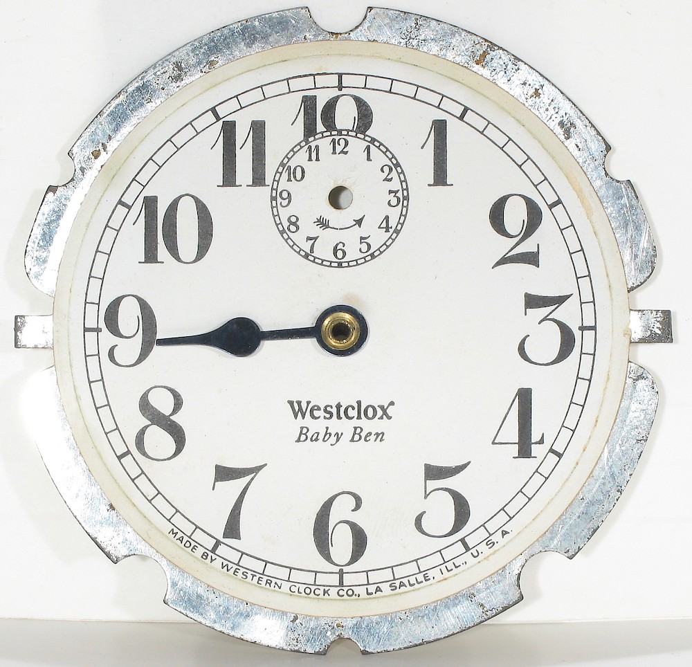 Westclox Baby Ben Style 1 Non Luminous. Westclox Baby Ben Style 1 Non Luminous Clock Example Photo