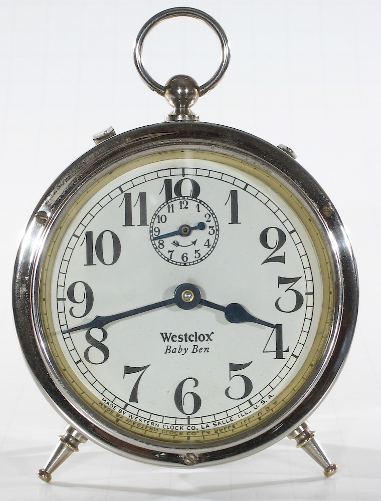 Westclox Baby Ben Style 1 Non Luminous. Westclox Baby Ben Style 1 Non Luminous Clock Example Photo