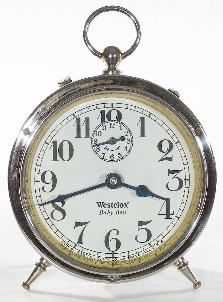 Westclox Baby Ben Style 1 Non Luminous. Westclox Baby Ben Style 1 Non Luminous Clock Example Photo