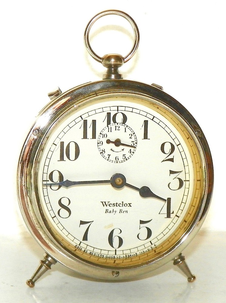 Westclox Baby Ben Style 1 Non Luminous. Westclox Baby Ben Style 1 Non Luminous Clock Example Photo