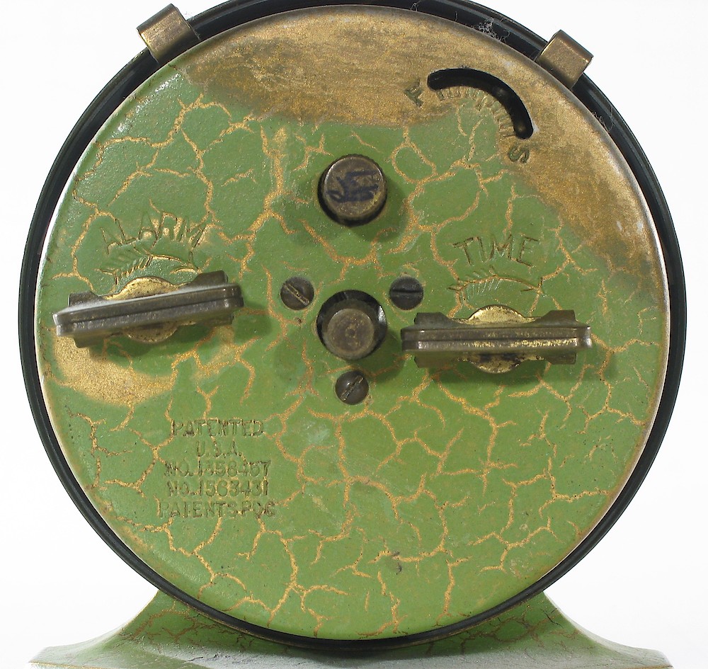 Westclox Baby Ben Style 2 Green Crackle Non Luminous. Westclox Baby Ben Style 2 Green Crackle Non Luminous Clock Example Photo