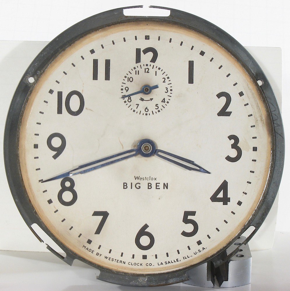 Westclox Big Ben Style 4 Chime Alarm Black Plain. Westclox Big Ben Style 4 Chime Alarm Black Plain Clock Example Photo