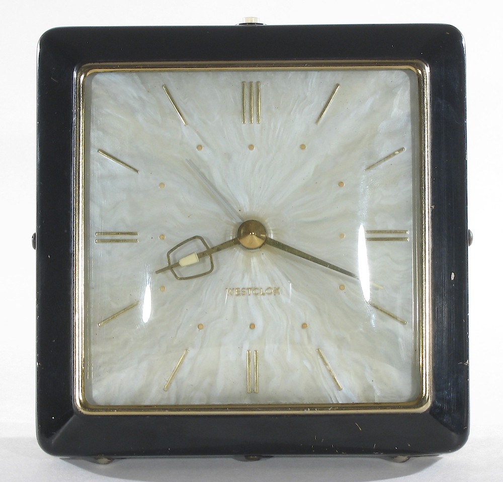 Westclox Scotland Shelby Black Luminous. Westclox Scotland Shelby Black Luminous Clock Example Photo