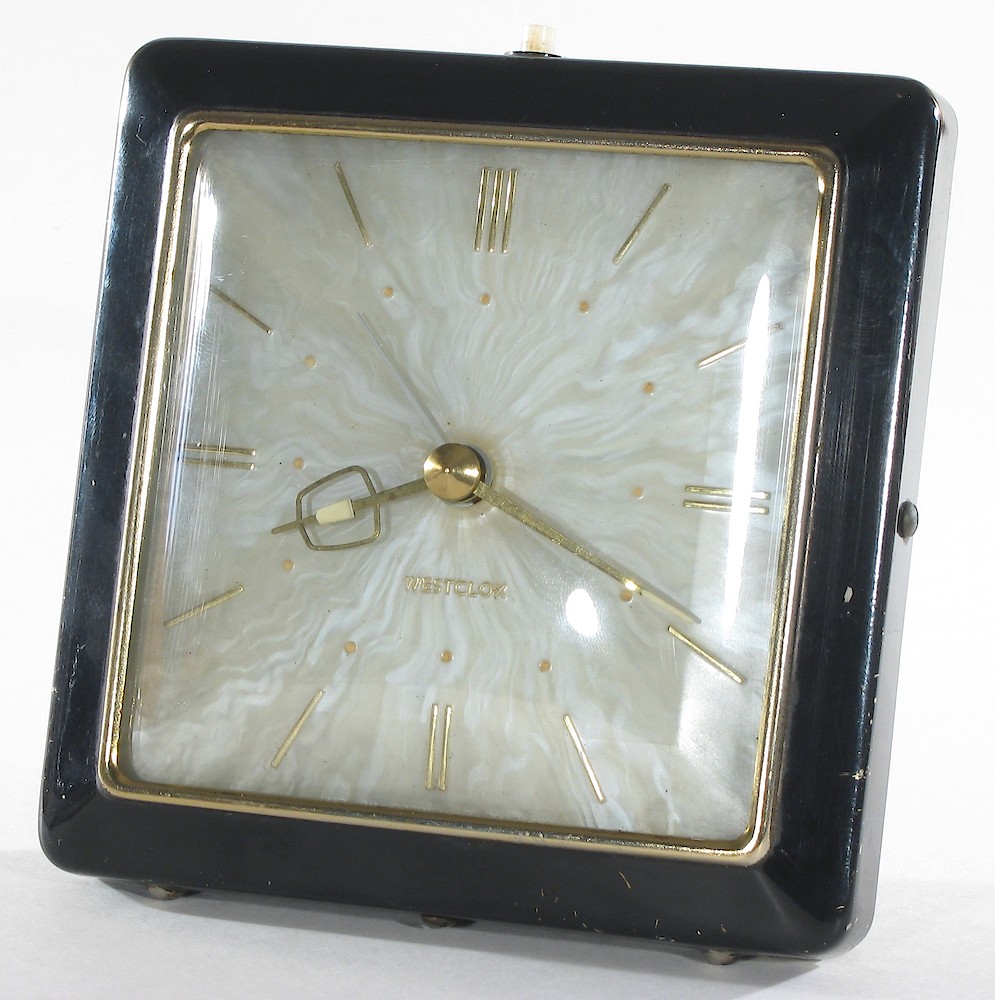 Westclox Scotland Shelby Black Luminous. Westclox Scotland Shelby Black Luminous Clock Example Photo