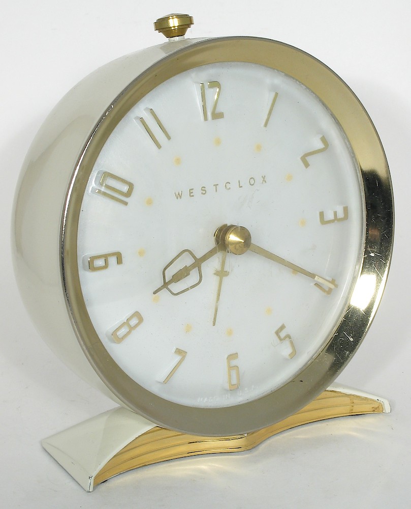 Westclox Shelby Style 2 White Luminous. Westclox Shelby Style 2 White Luminous Clock Example Photo