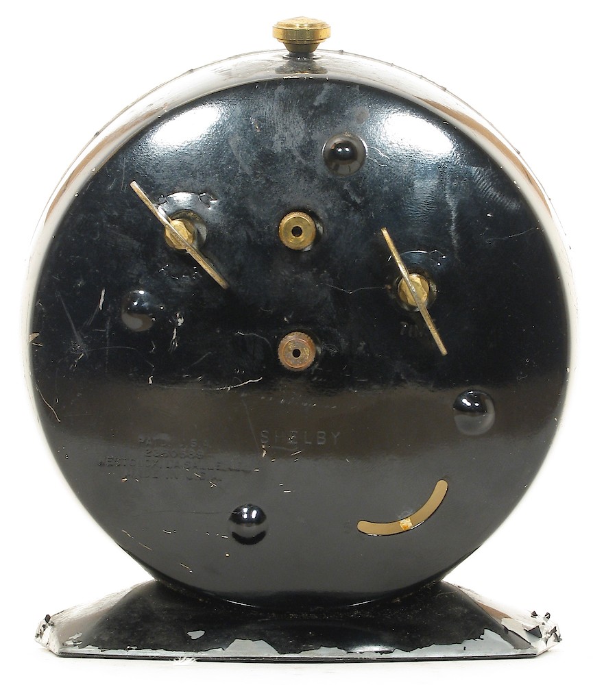 Westclox Shelby Style 2 Black Luminous. Westclox Shelby Style 2 Black Luminous Clock Example Photo