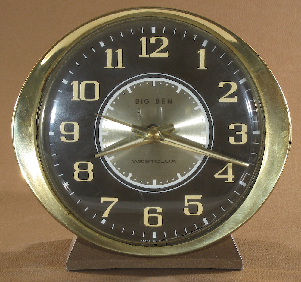 Westclox Big Ben Style 8 Repeater Bronze Mist. Westclox Big Ben Style 8 Repeater Bronze Mist Clock Example Photo