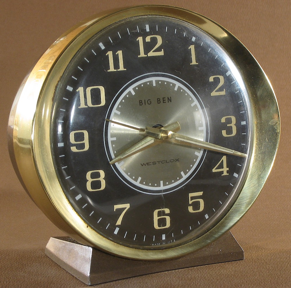 Westclox Big Ben Style 8 Repeater Bronze Mist. Westclox Big Ben Style 8 Repeater Bronze Mist Clock Example Photo