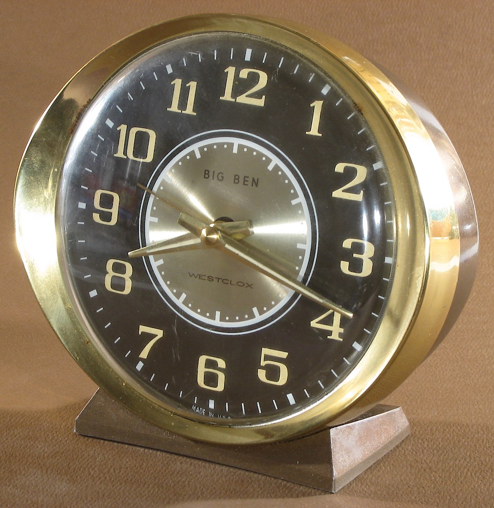 Westclox Big Ben Style 8 Repeater Bronze Mist. Westclox Big Ben Style 8 Repeater Bronze Mist Clock Example Photo