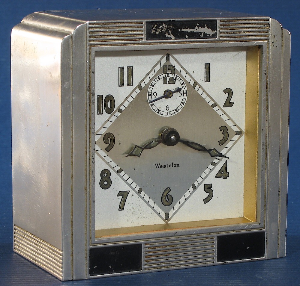 Westclox La Salle Dura Case 61h. Westclox La Salle Dura Case 61h Clock Example Photo