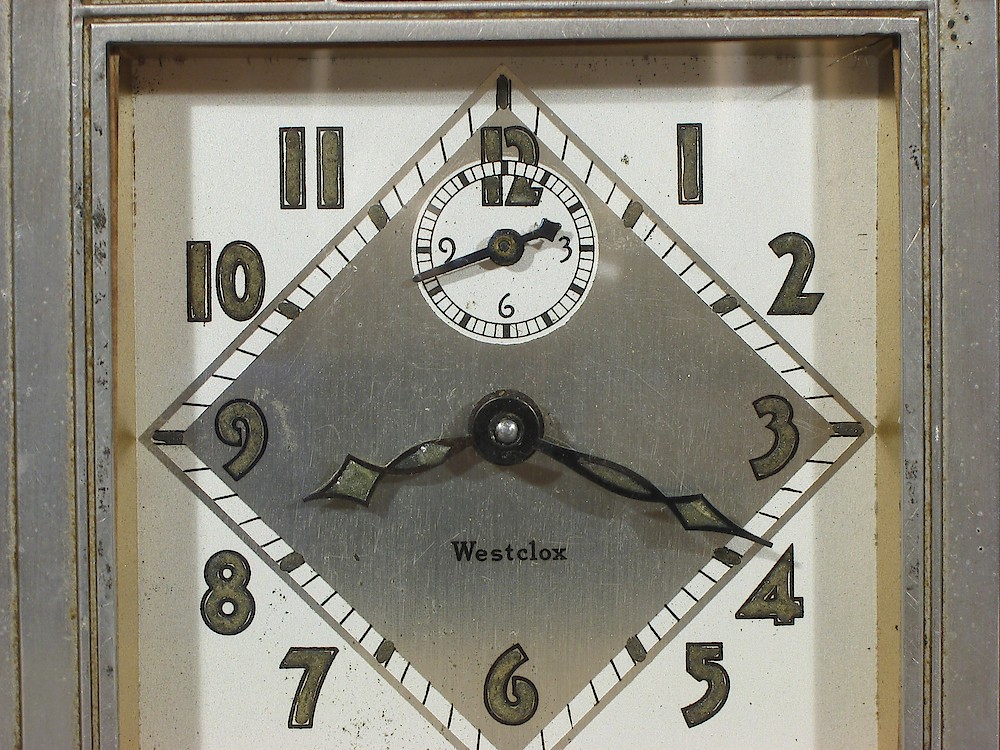 Westclox La Salle Dura Case 61h. Westclox La Salle Dura Case 61h Clock Example Photo