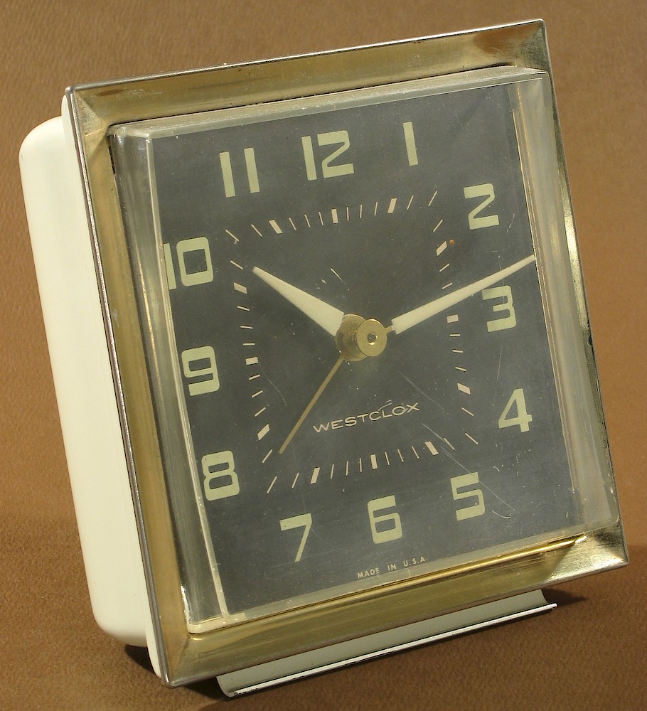 Westclox Spur Style 2a Ivory. Westclox Spur Style 2a Ivory Clock Example Photo