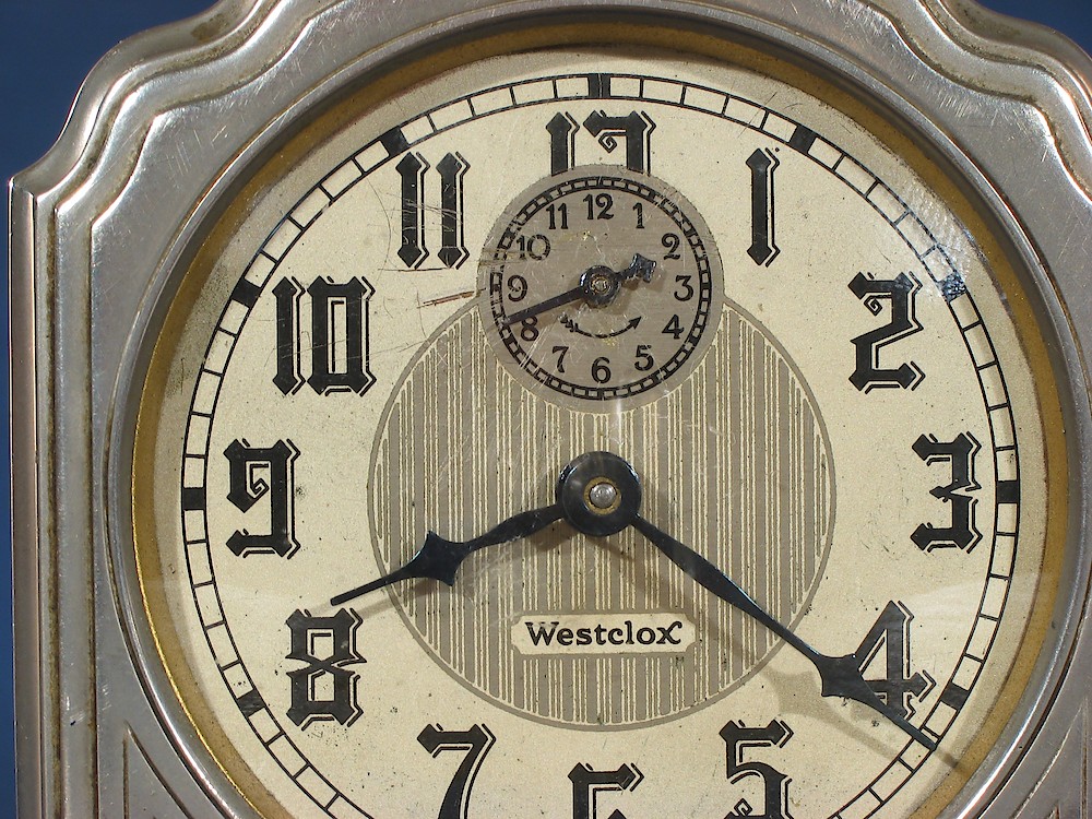 Westclox La Salle Dura Case 61c. Westclox La Salle Dura Case 61c Clock Example Photo