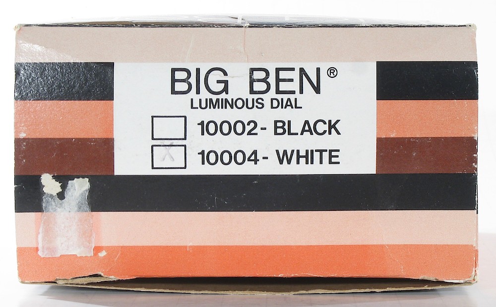 Westclox Big Ben Style 7 White Luminous. Westclox Big Ben Style 7 White Luminous Clock Example Photo