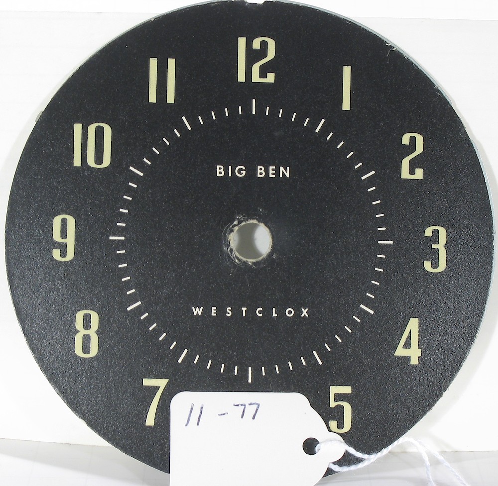 Westclox Big Ben Style 7 Black Luminous. Westclox Big Ben Style 7 Black Luminous Clock Example Photo