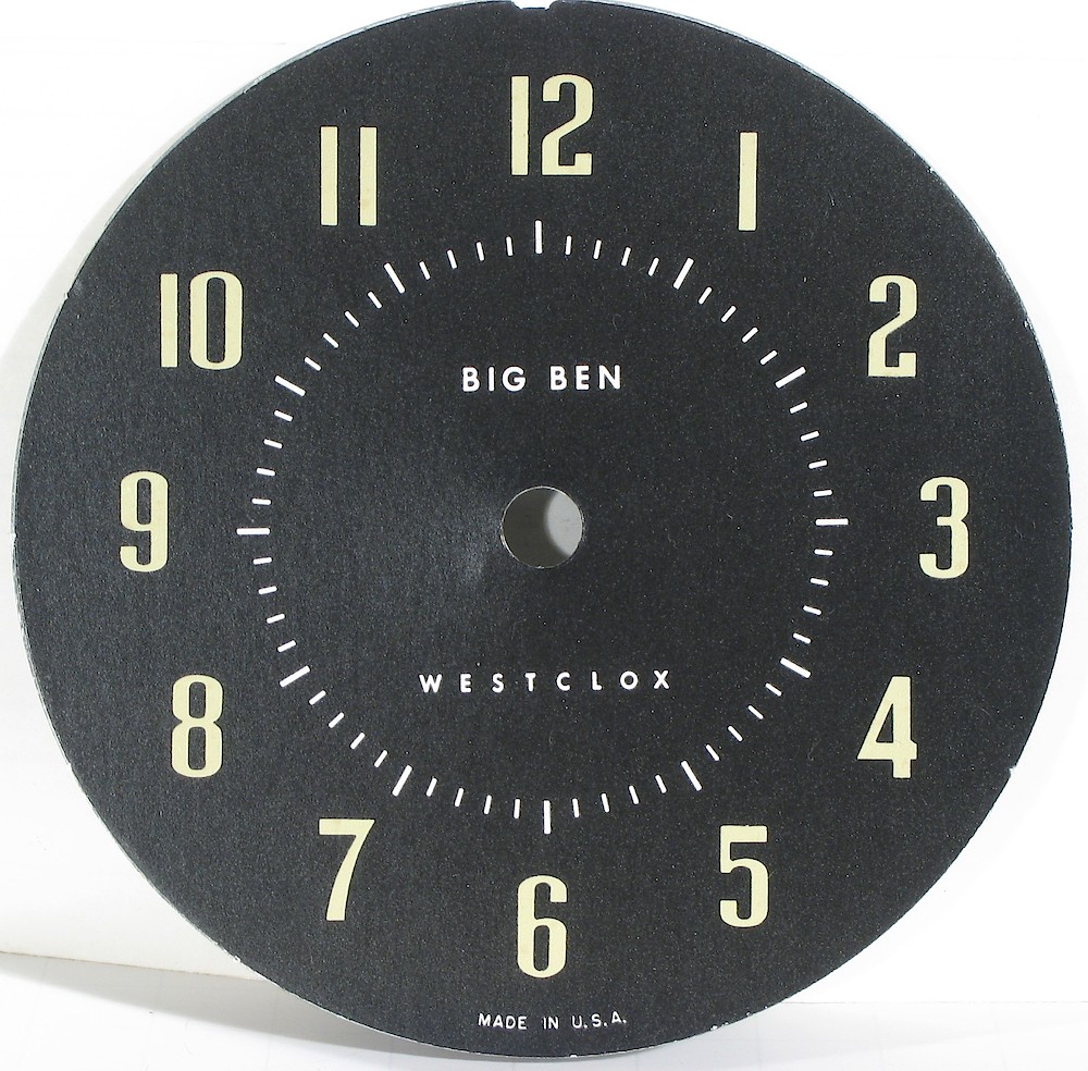 Westclox Big Ben Style 7 White Luminous. Westclox Big Ben Style 7 White Luminous Clock Example Photo