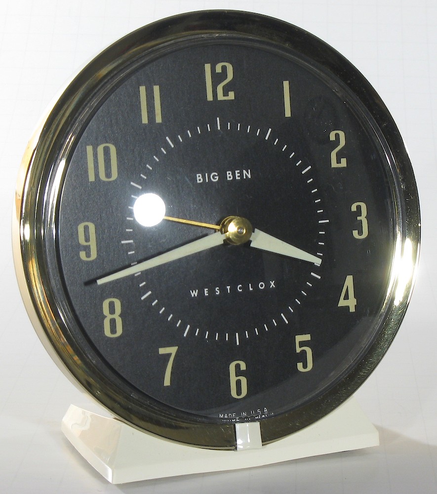 Westclox Big Ben Style 7 White Luminous. Westclox Big Ben Style 7 White Luminous Clock Example Photo