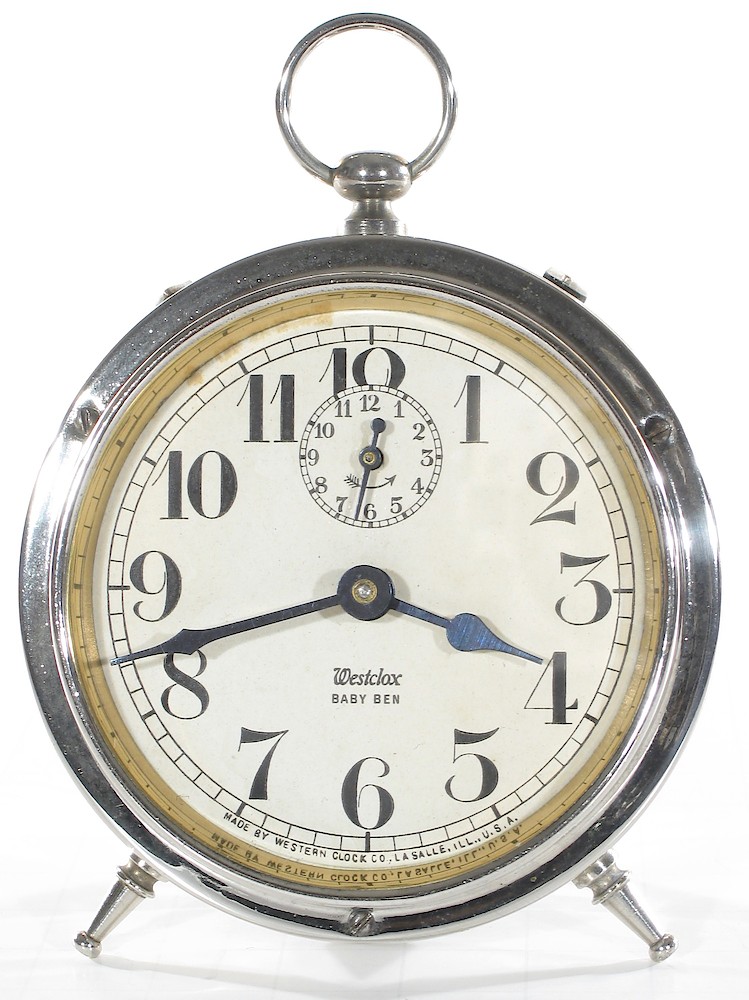 Westclox Baby Ben Style 1 Non Luminous. Westclox Baby Ben Style 1 Non Luminous Clock Example Photo