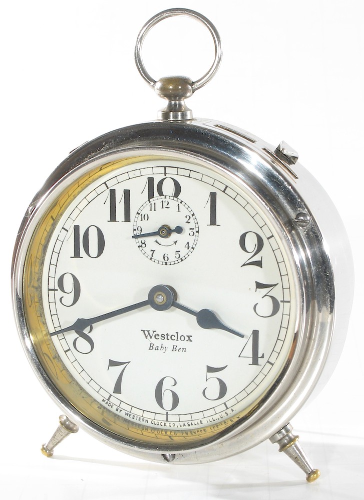 Westclox Baby Ben Style 1 Non Luminous. Westclox Baby Ben Style 1 Non Luminous Clock Example Photo