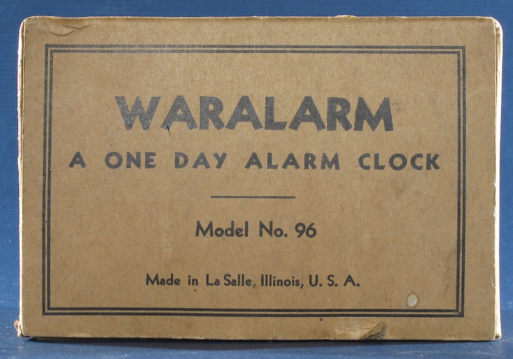 Westclox Waralarm Black Metal Case. Westclox Waralarm Black Metal Case Clock Example Photo