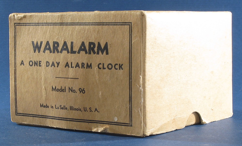 Westclox Waralarm Black Metal Case. Westclox Waralarm Black Metal Case Clock Example Photo