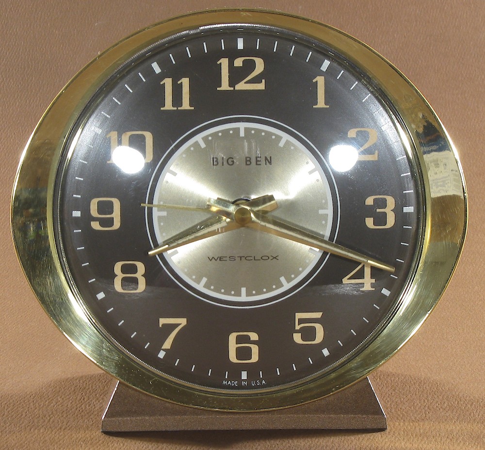 Westclox Big Ben Style 8 Repeater Bronze Mist. Westclox Big Ben Style 8 Repeater Bronze Mist Clock Example Photo