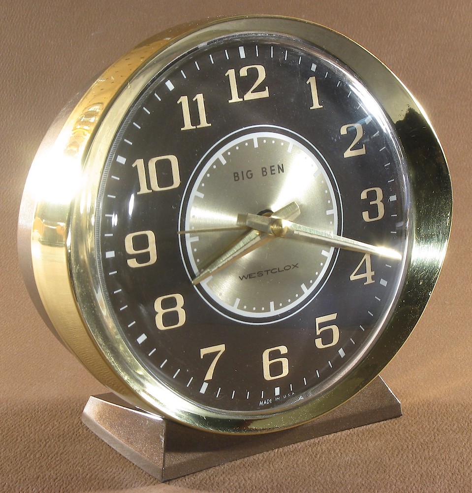 Westclox Big Ben Style 8 Repeater Bronze Mist. Westclox Big Ben Style 8 Repeater Bronze Mist Clock Example Photo