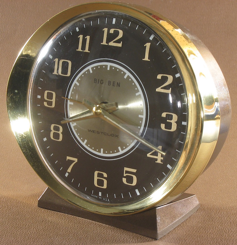 Westclox Big Ben Style 8 Repeater Bronze Mist. Westclox Big Ben Style 8 Repeater Bronze Mist Clock Example Photo