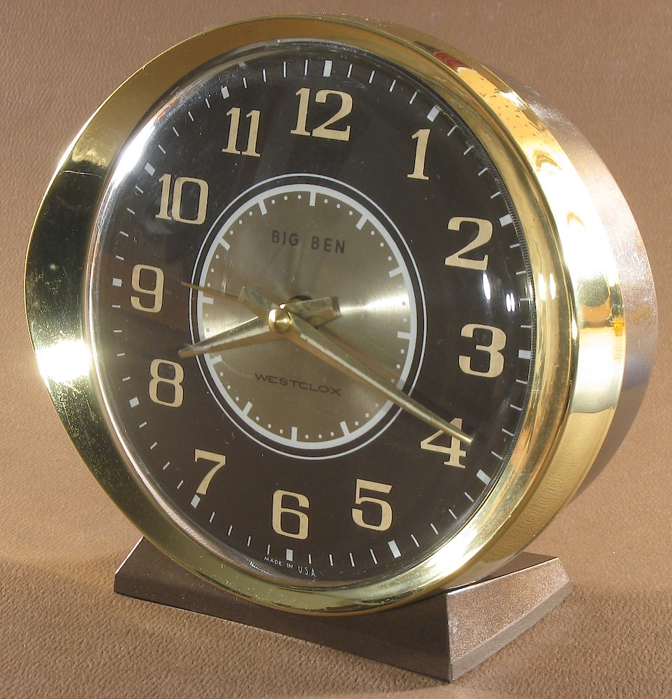 Westclox Big Ben Style 8 Repeater Bronze Mist. Westclox Big Ben Style 8 Repeater Bronze Mist Clock Example Photo