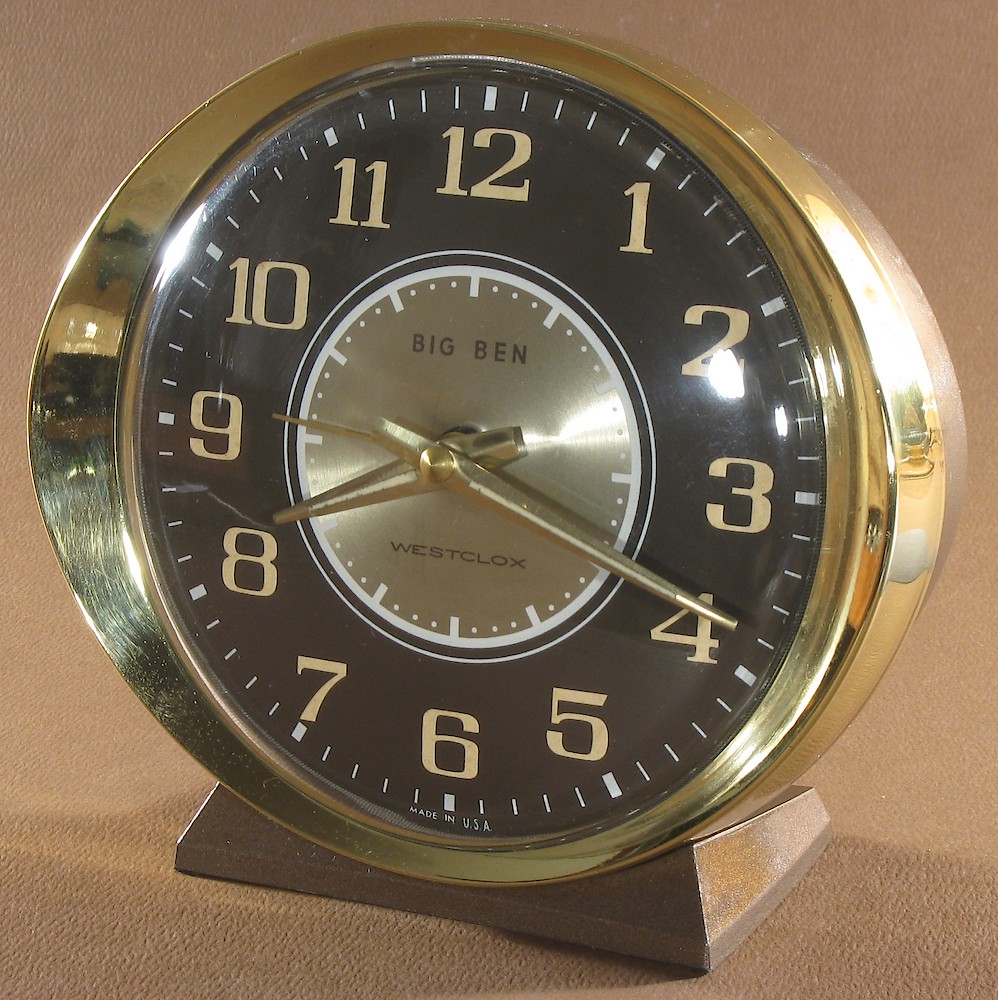 Westclox Big Ben Style 8 Repeater Bronze Mist. Westclox Big Ben Style 8 Repeater Bronze Mist Clock Example Photo