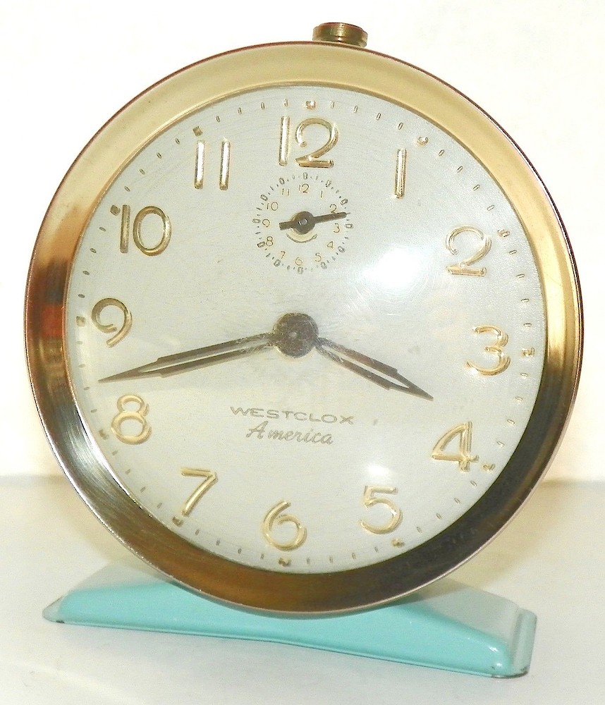 Westclox America Style 6 Blue. Westclox America Style 6 Blue Clock Example Photo