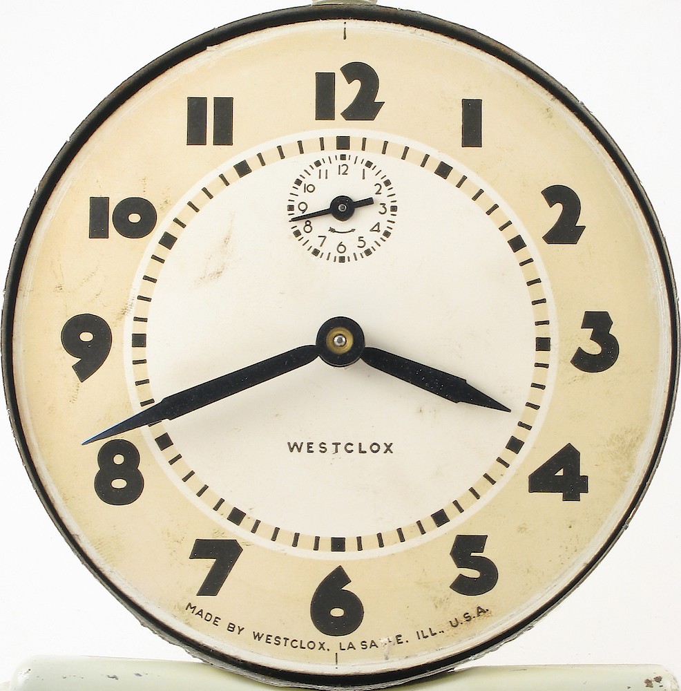 Westclox Bingo Style 2 Ivory. Dial