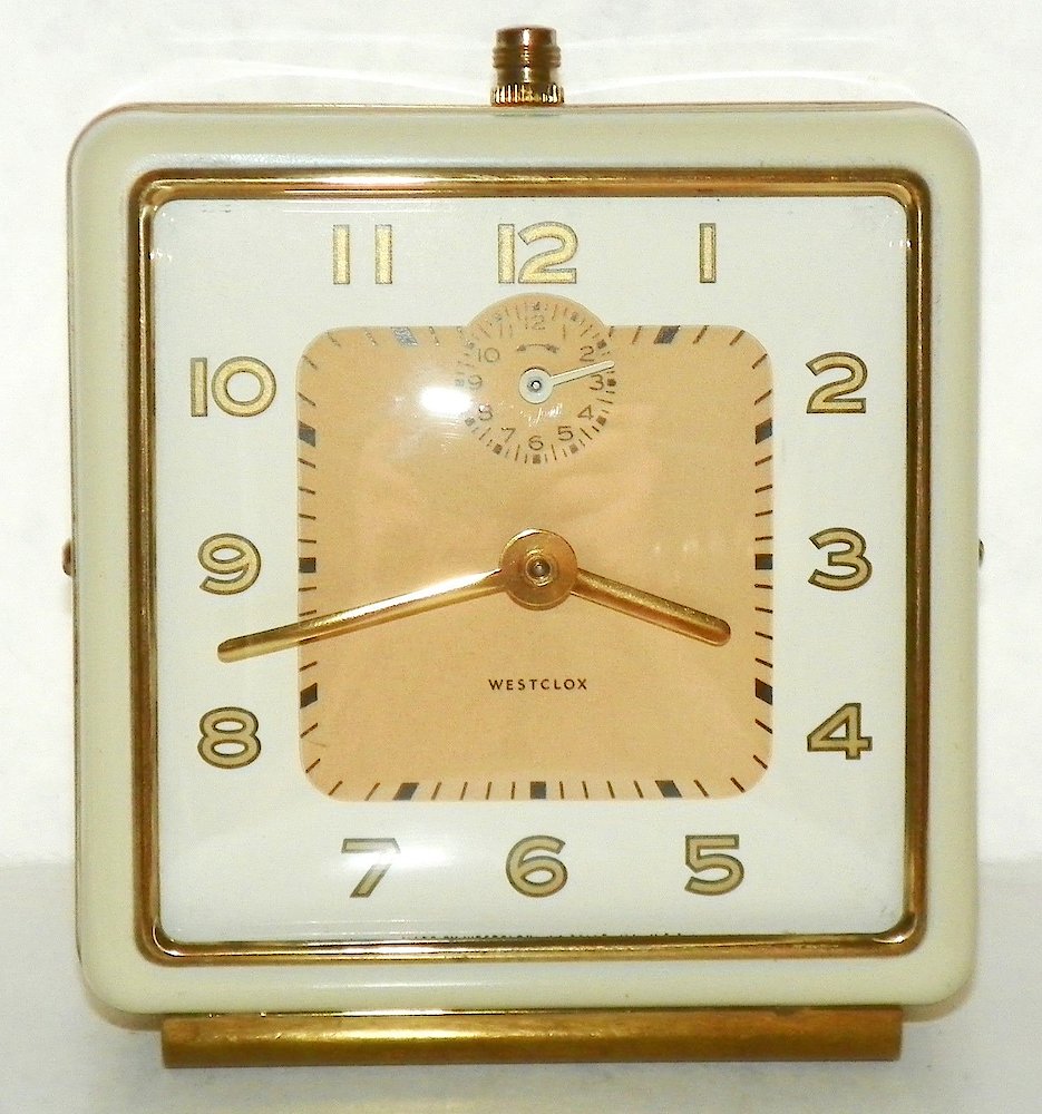 Westclox General Style 1 Ivory Plain. Westclox General Style 1 Ivory Plain Clock Example Photo