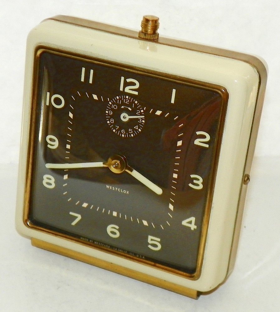 Westclox General Style 1 Ivory Luminous. Westclox General Style 1 Ivory Luminous Clock Example Photo