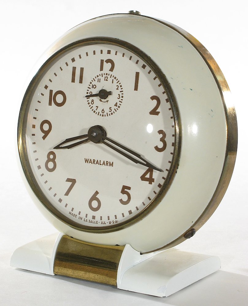 Westclox Baby Ben Style 5 Waralarm Ivory Plain. Westclox Baby Ben Style 5 Waralarm Ivory Plain Clock Example Photo